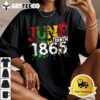 Black Freedom Juneteenth 1865 Black Pride Women Men Kids T Shirt1