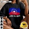 June 19 1865 Juneteenth Flag Black Freedom Black History T Shirt1