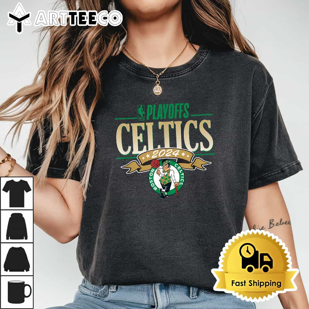 NBA Licensed Boston Celtics 2024 Playoffs T Shirt1