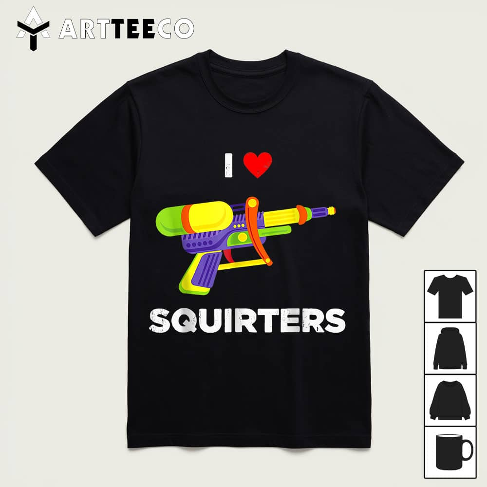 Retro I Heart Squirters I Love Squirters T Shirt1