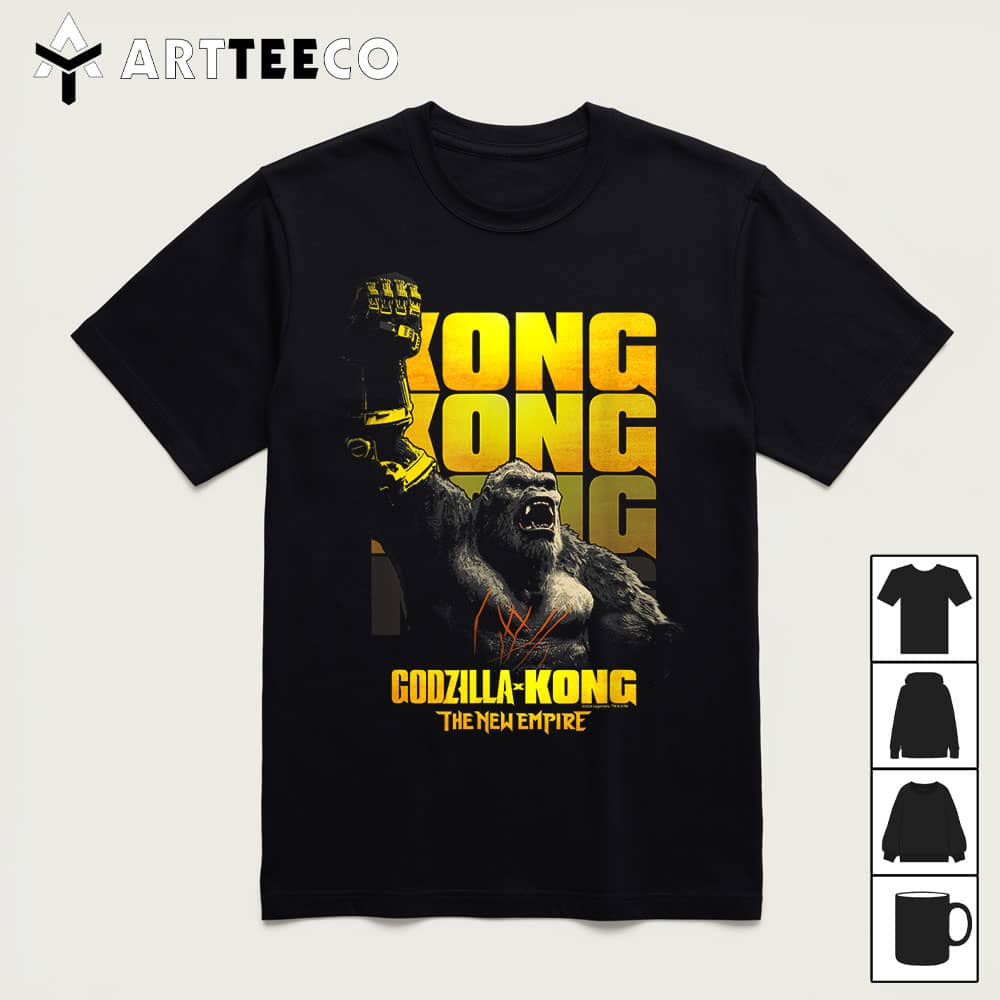 Ripple Junction Godzilla x King Kong Beast Glove Kaiju T Shirt1