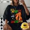 Stepping Into Juneteenth Like My Ancestors Black Women Girls T Shirt1