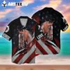 4th Of July Independence Day Love Horse American Flag Trendy Hawaiian Shirt