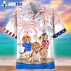 Beagle 4th Of July Trendy Hawaiian Shirt Independence Day Trendy Hawaiian Shirt Usa Patriotic Trendy Hawaiian Shirt