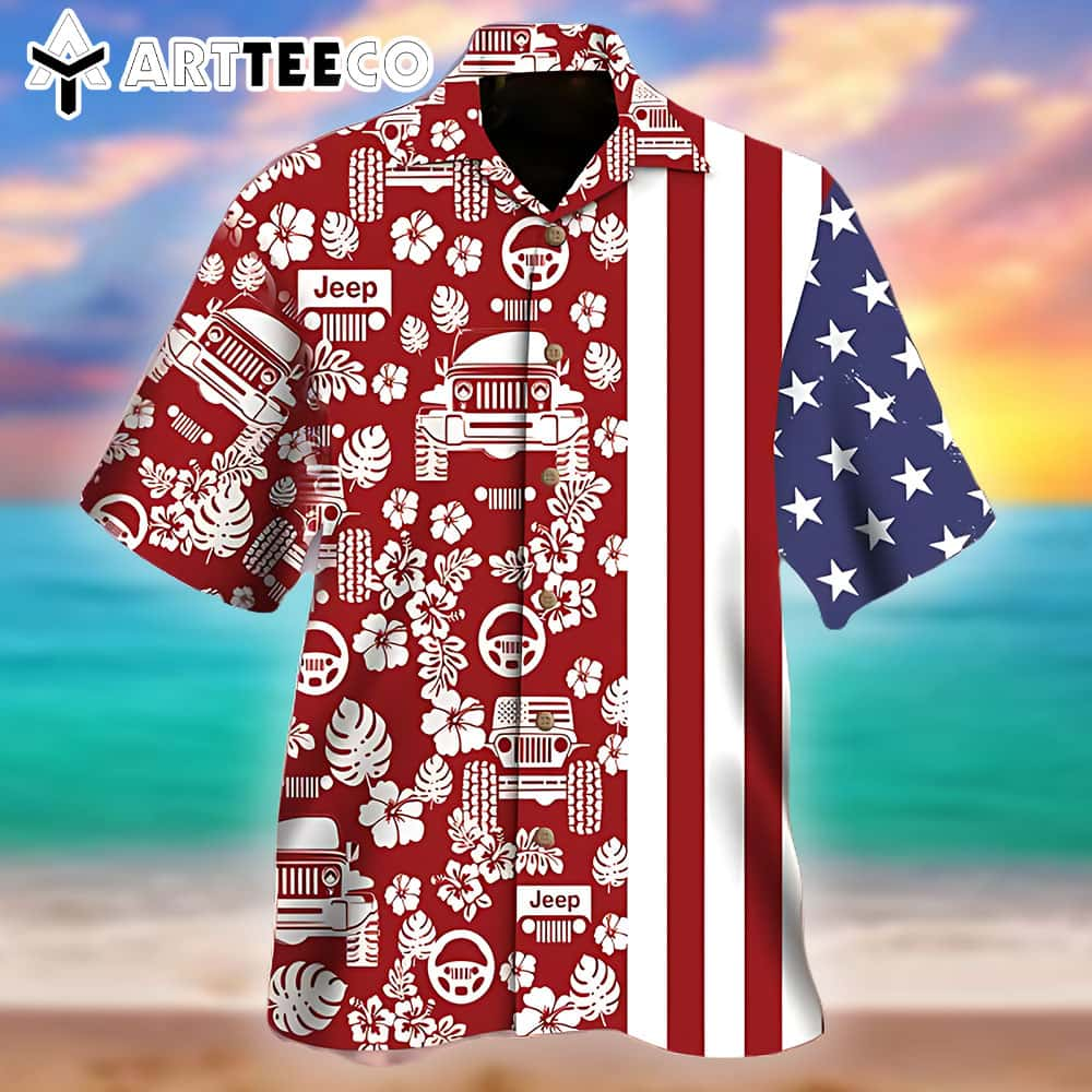 Jee American 4th Of July Trendy Hawaiian Shirt Summer Trendy Hawaiian Shirt For Men Women