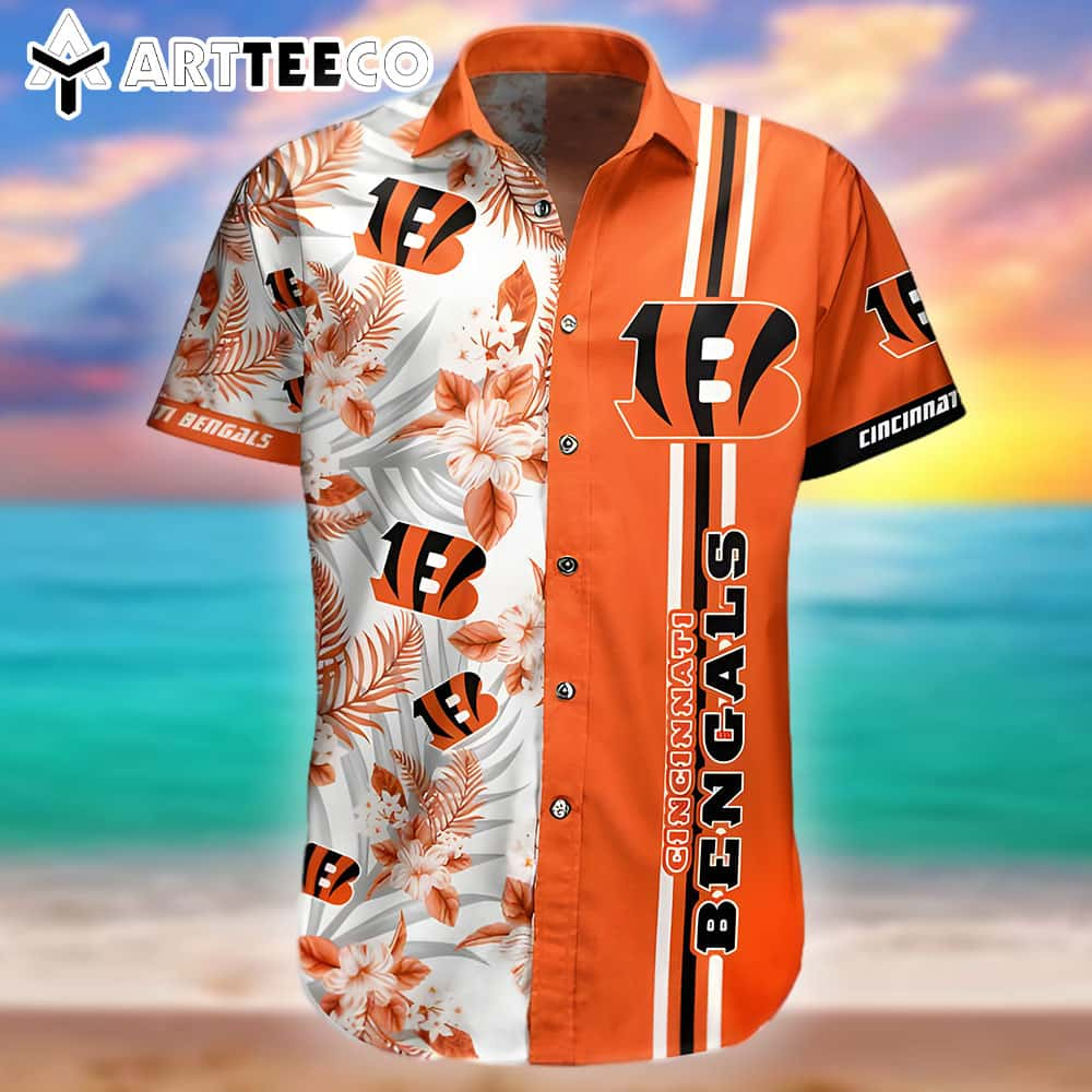 Nfl Cincinnati Bengals Hawaiian Shirt Shorts For Fans