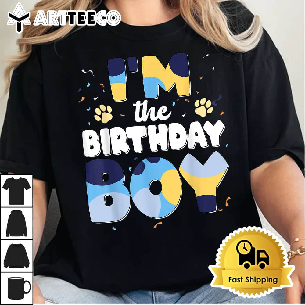 Im The Birthday Boy Dog Family Matching T shirt1