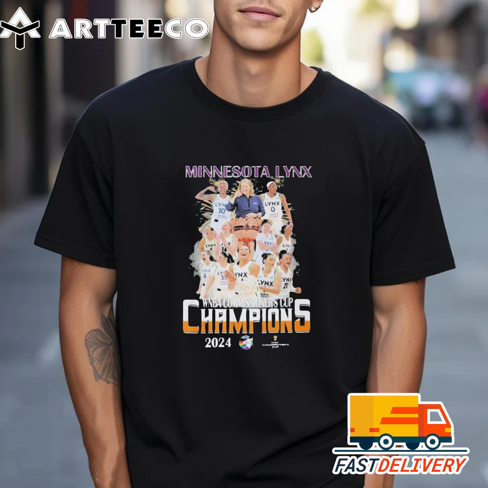 Minnesota Lynx WNBA Commissioner's Cup Champions 2024 Shirt 1