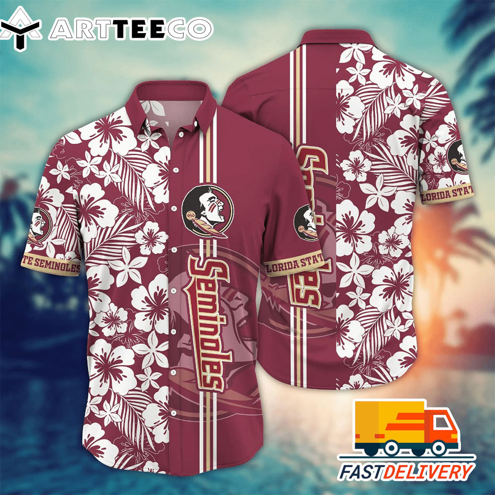 NCAA Florida State Seminoles Hawaiian Shirt Style1 Gift For Fans Football Lover