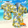 NCAA Marquette Golden Eagles Hawaiian Shirt Tropical Gift For Fans Football Lover