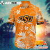 NCAA Oklahoma State Cowboys Hawaiian Shirt Tropical Flower Gift For Fans Football Lover