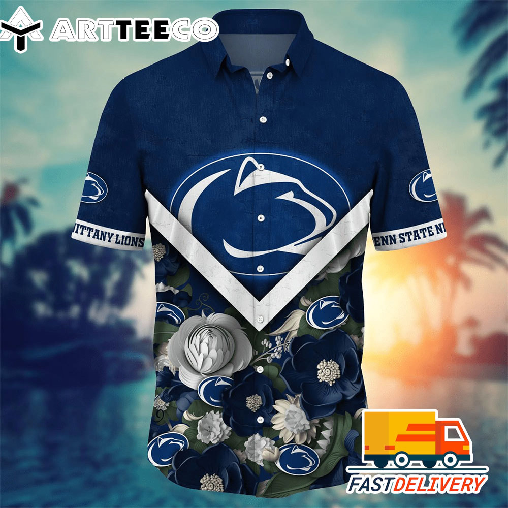 NCAA Penn State Nittany Lions Hawaiian Shirt Gift For Fans Football Lover