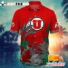 NCAA Utah Utes Hawaiian Shirt Tropical Gift For Fans Football Lover