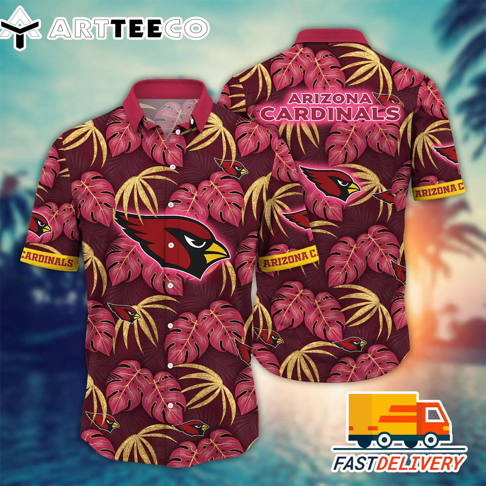 NFL Arizona Cardinals Hawaiian Shirt Style Suntan Gift For Fans Football Lover