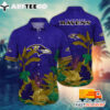 NFL Baltimore Ravens Hawaiian Shirt Style 4 Gift For Fans Football Lover