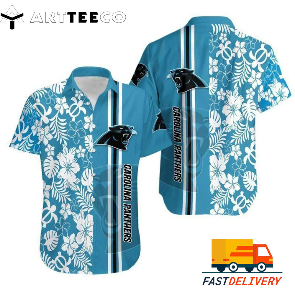 NFL Carolina Panthers Hawaiian Shirt Style3 Gift For Fans Football Lover