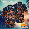 NFL Chicago Bears Hawaiian Shirt Style Full Flower Gift For Fans Football Lover