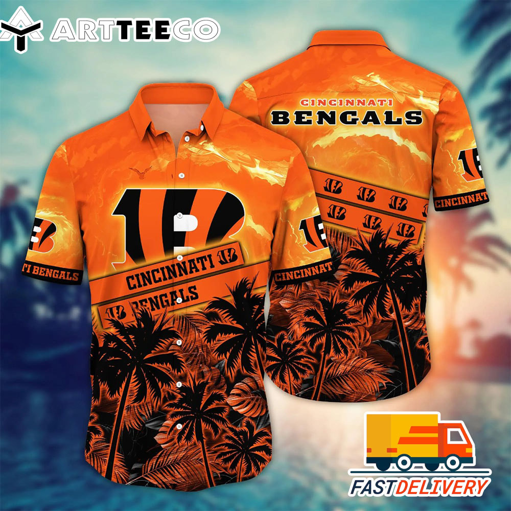 NFL Cincinnati Bengals Hawaiian Shirt Style Hot Days Gift For Fans Football Lover