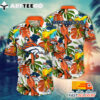 NFL Denver Broncos Hawaiian Shirt Style Tropical Bird Gift For Fans Football Lover