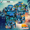 NFL Detroit Lions Hawaiian Shirt Tropical Fruit Gift For Fans Football Lover