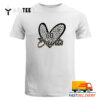 NFL Go New Orleans Saints Heart Fitted Leopard 2024 Logo T Shirt Gift For Football Fans 1