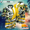 NFL Green Bay Packers Hawaiian Shirt Pineapple Tropical Gift For Fans Football Lover