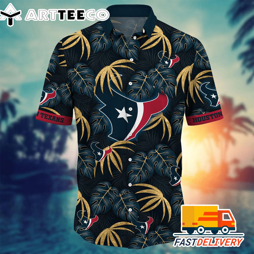 NFL Houston Texans Hawaiian Shirt Style4 Gift For Fans Football Lover