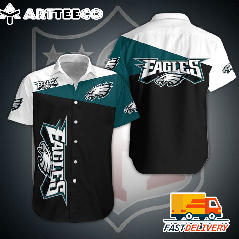 NFL Philadelphia Eagles Hawaiian Shirt Gift For Fans Football Lover