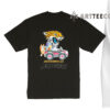 NFL The Bluey Characters Driving Car Jacksonville Jaguars Shirt Gift For Football Fans 1