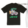 NFL The Bluey Characters Driving Car New York Jets Shirt Gift For Football Fans 1