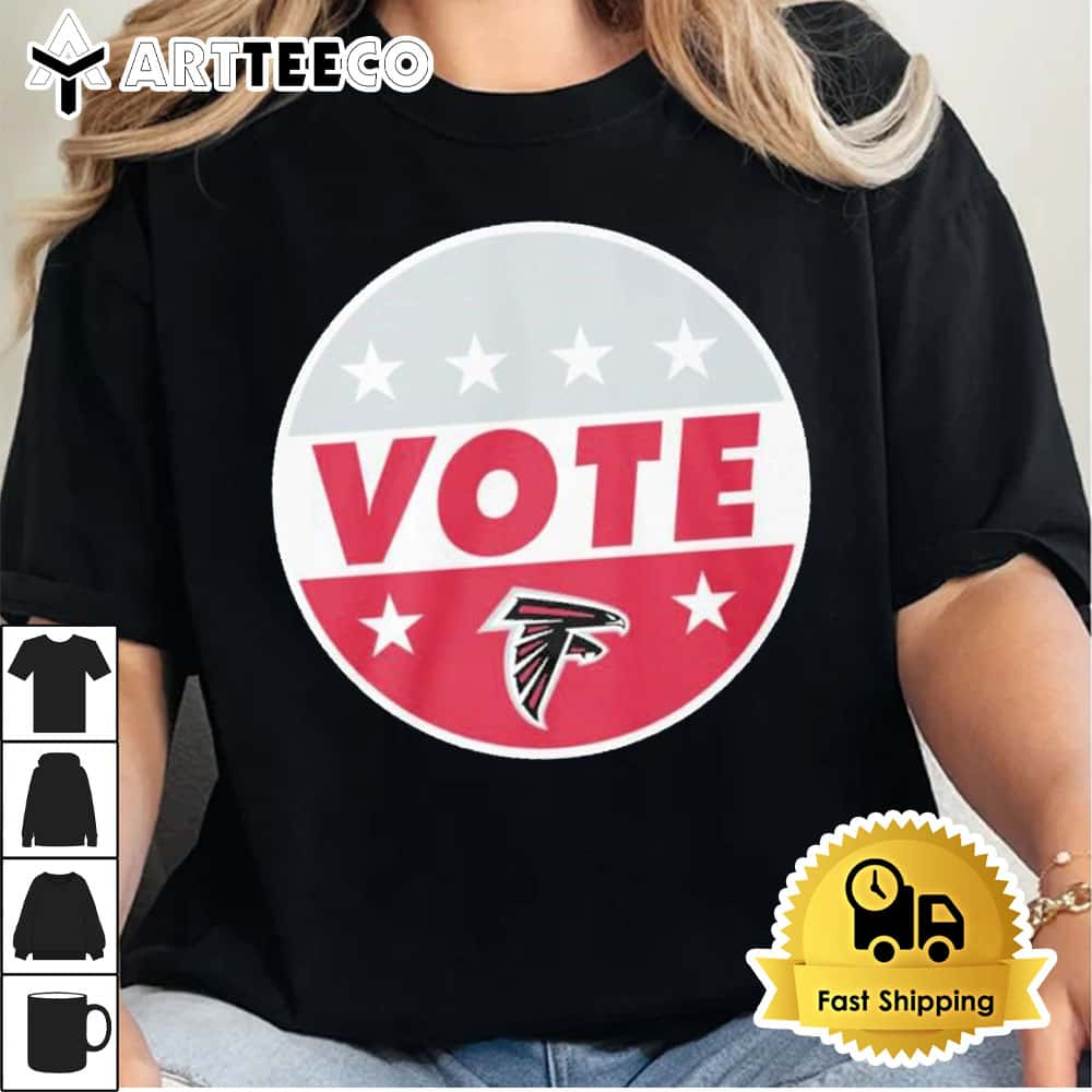 NFL Vote Atlanta Falcons Football Shirt Retro Tee Trending1