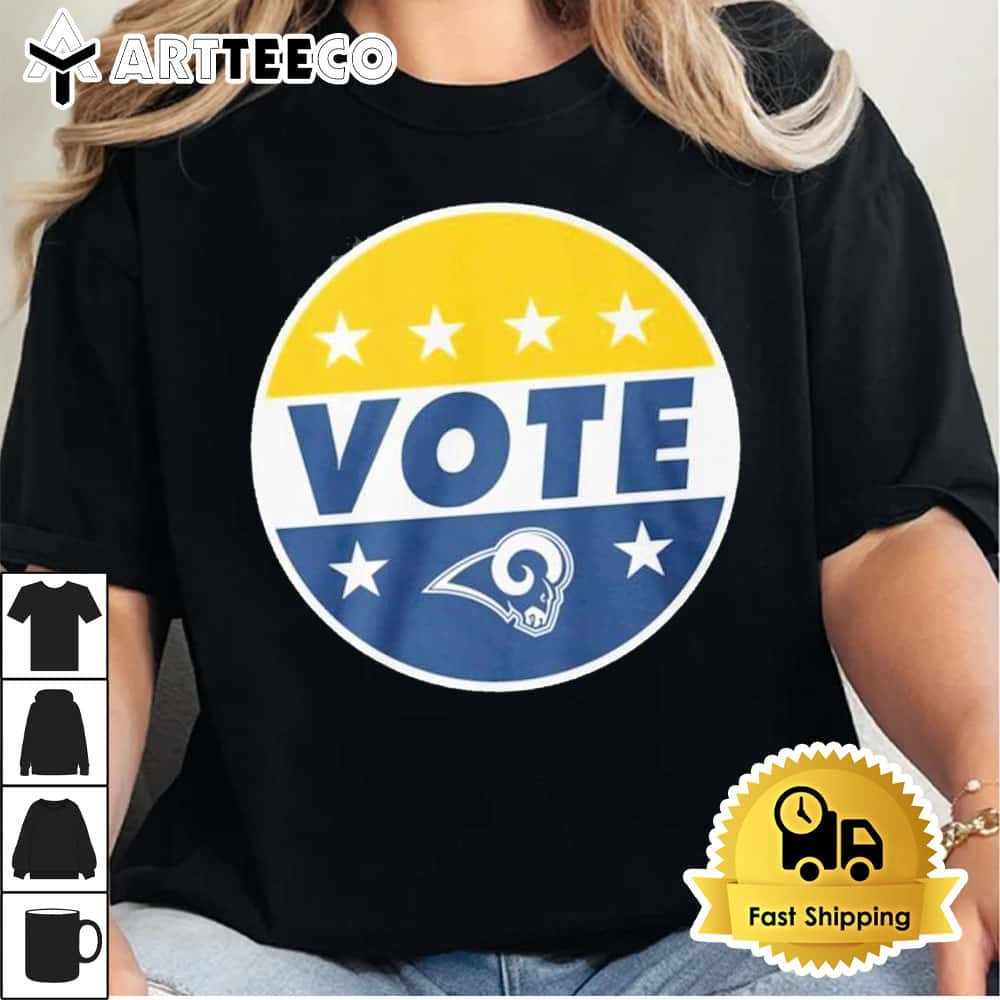 NFL Vote Los Angeles Rams Football Shirt Retro Tee Trending1