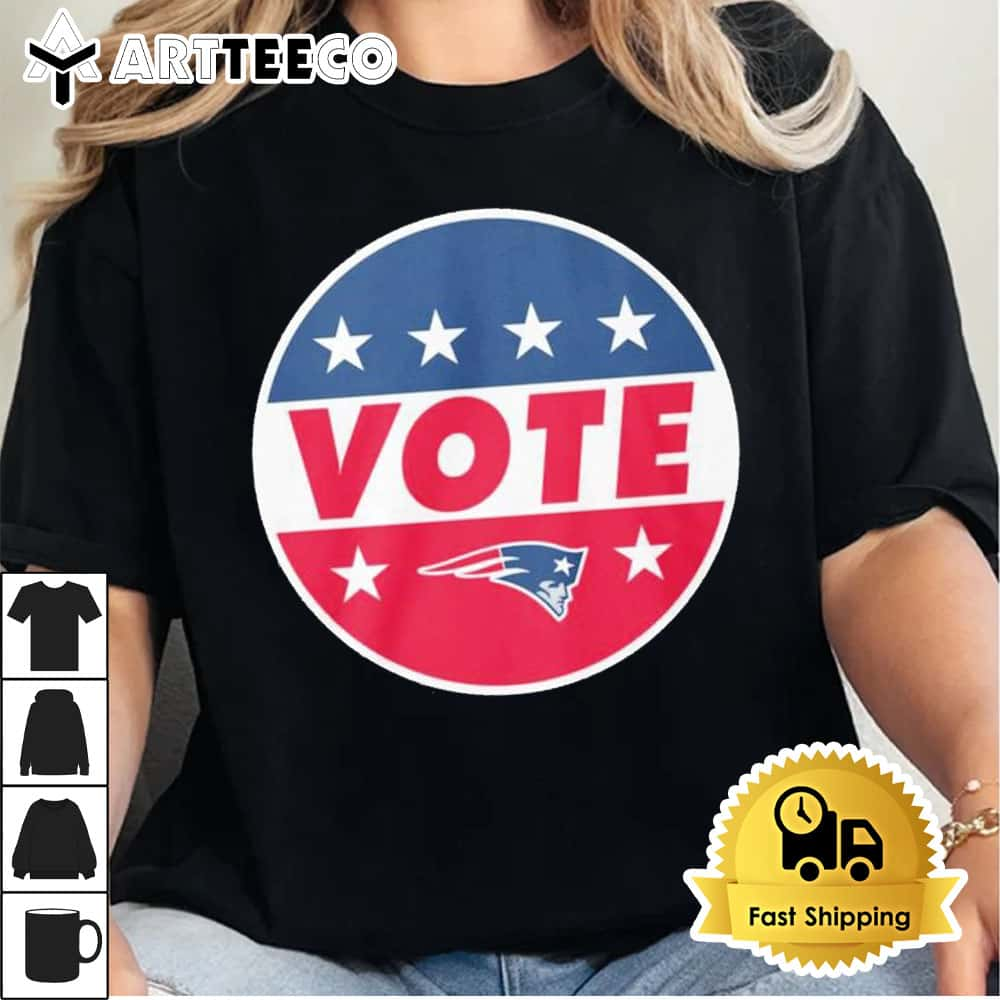 NFL Vote New England Patriots Football Shirt Retro Tee Trending1