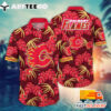 NHL Calgary Flames Hawaiian Shirt Leaf Gift For Fans Football Lover