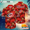 NHL Carolina Hurricanes Hawaiian Shirt Leaf Gift For Fans Football Lover