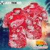 NHL Detroit Red Wings Hawaiian Shirt Tropical Flower Gift For Fans Football Lover