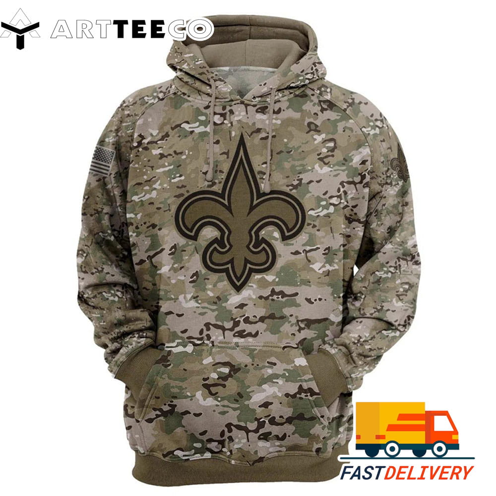 New Orleans Saints Army Style 3D Shirt Unique gifts For Fans All Over Print