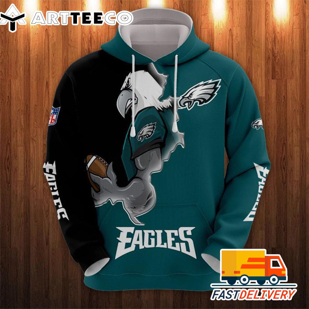 Philadelphia Eagles Style Mascot 3D Shirt Unique gifts For Fans All Over Print