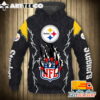 Pittsburgh Steelers Style Monster Claws 3D Shirt Unique gifts For Fans All Over Print