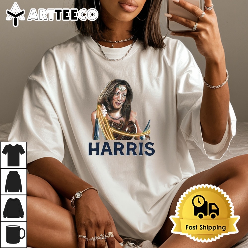 Kamala Harris Wonder Woman T Shirt Trending Tee 2024 1