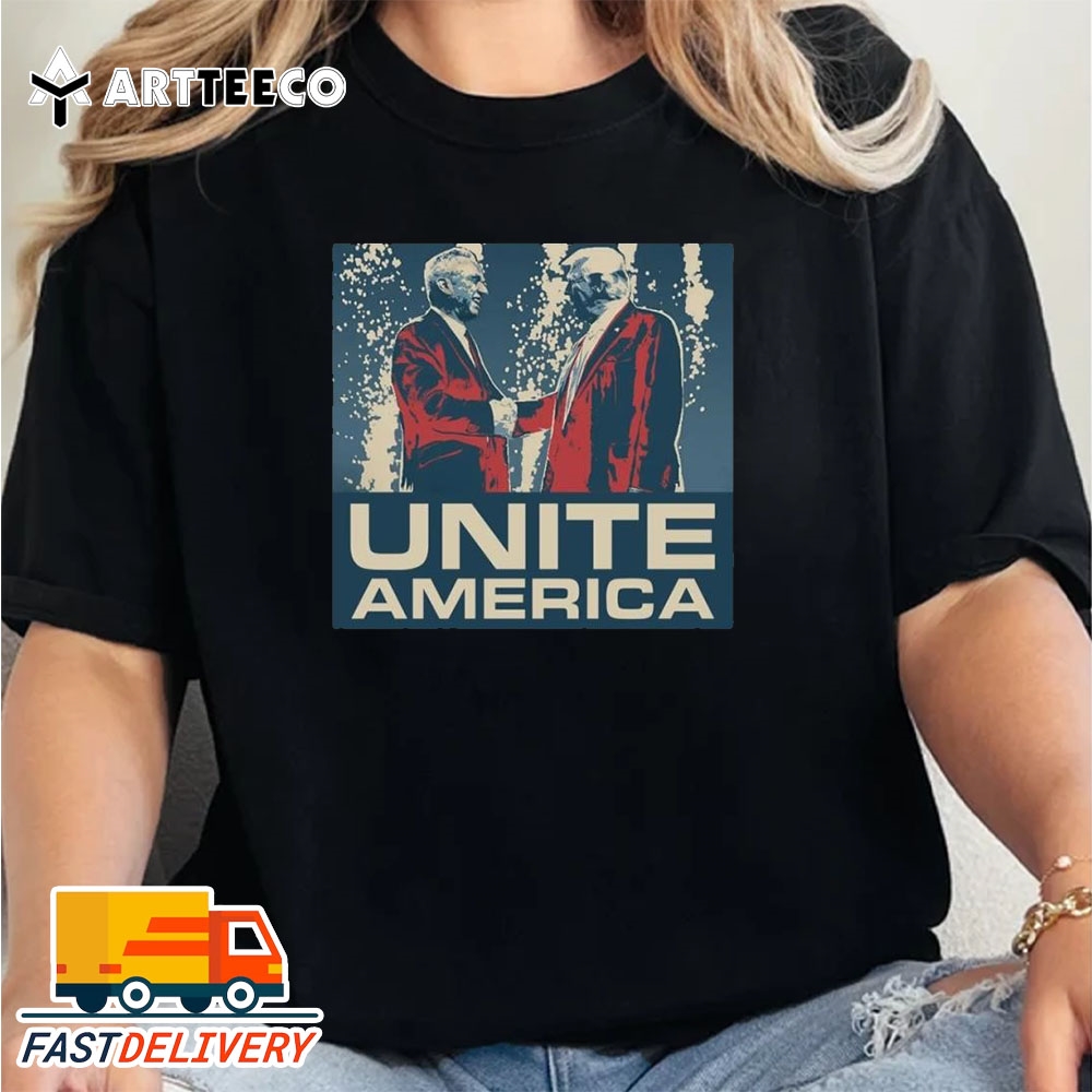 Trump Kennedy Unite America Iconic Retro T Shirt Trending Shirt 2024