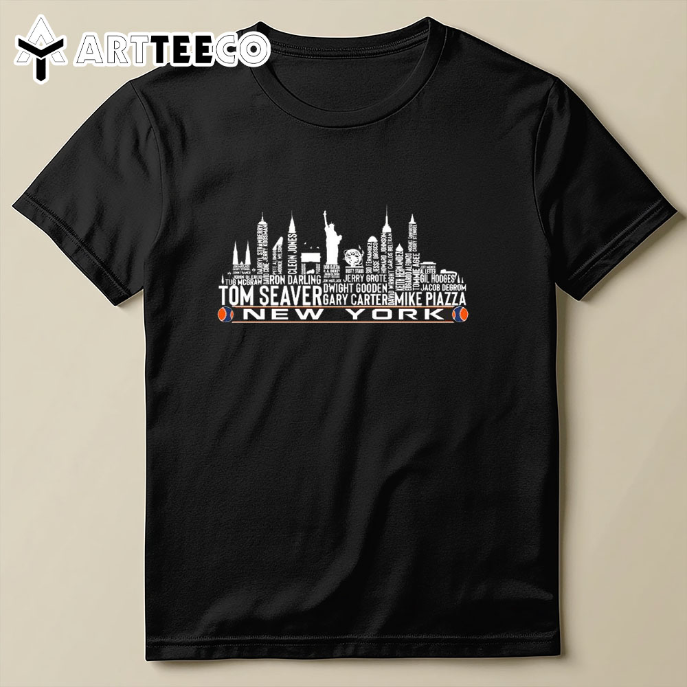 2024 New York Mets Baseball Team City Skyline T Shirt