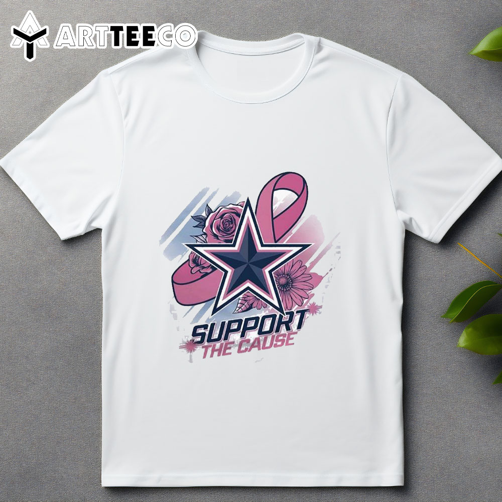 Breast Cancer Awareness X Dallas Cowboys T Shirt