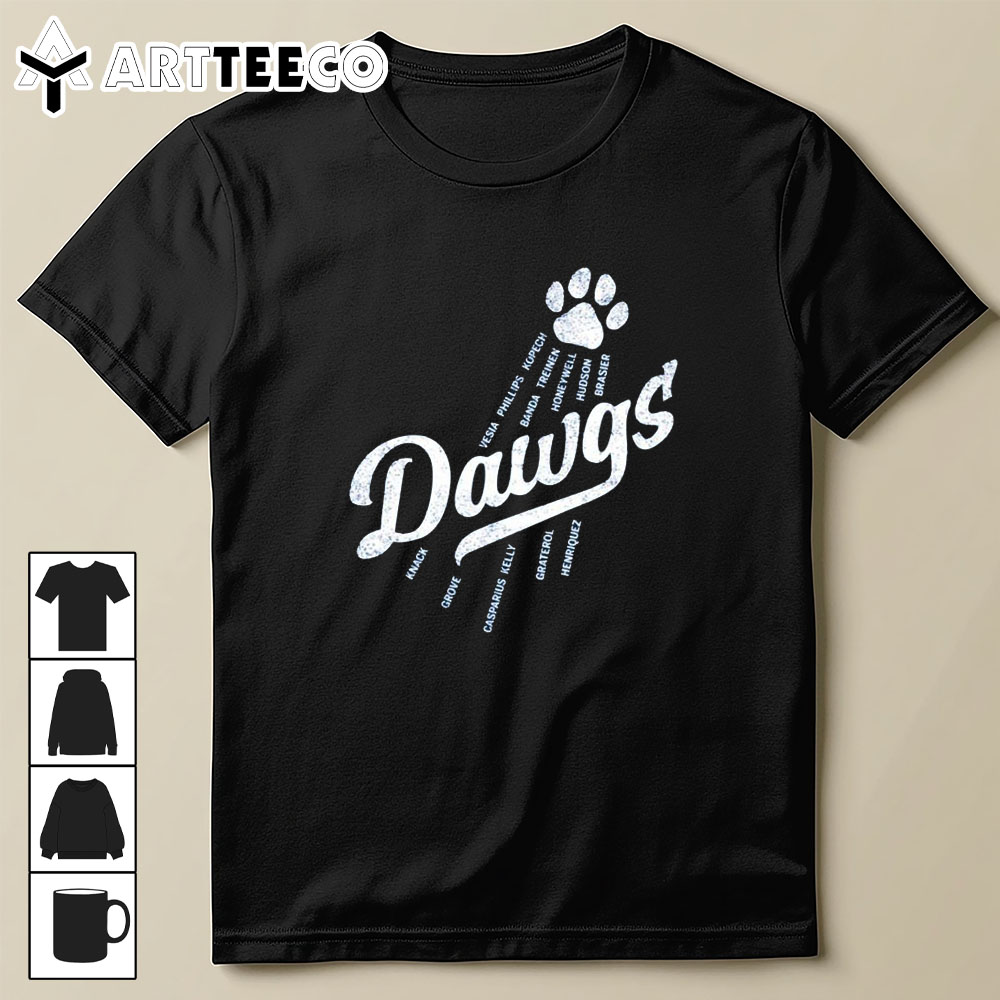 Bullpen Dawgs Los Angeles Dodgers 2024 T Shirt Trending