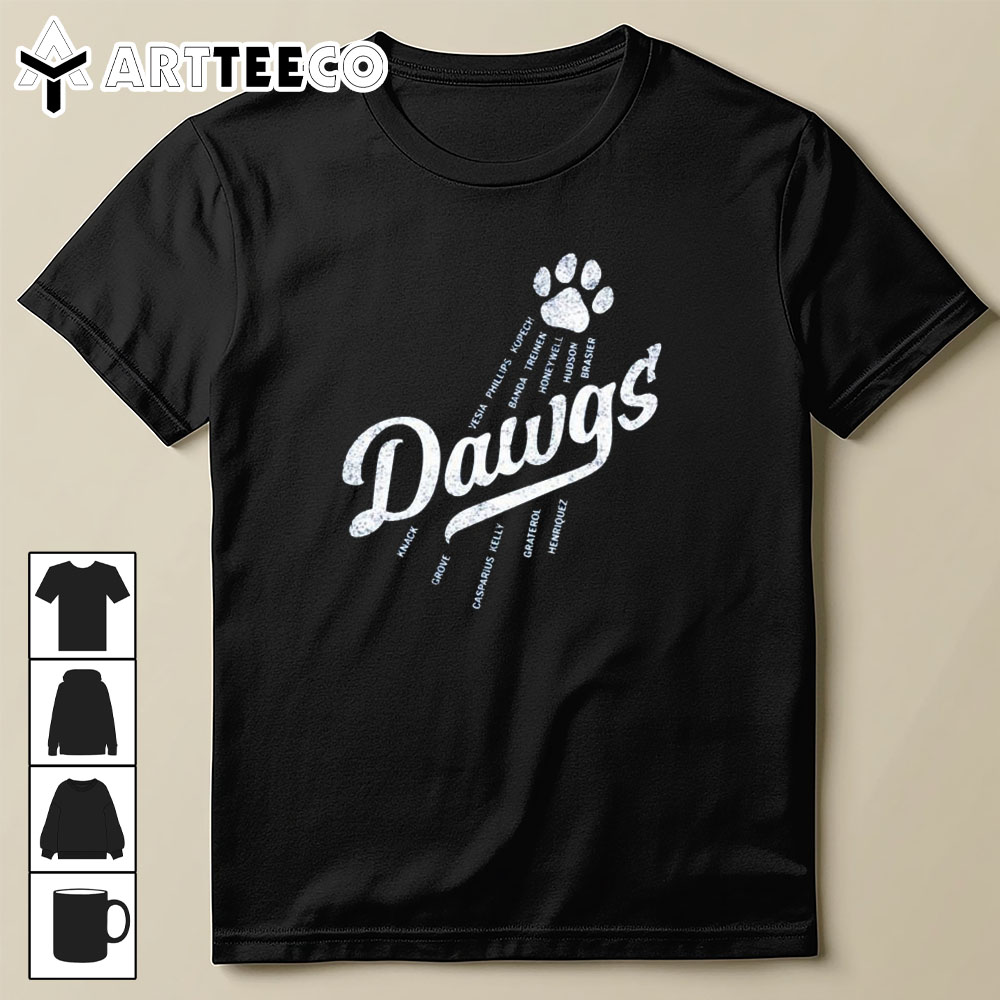 Bullpen Dawgs Los Angeles Dodgers T Shirt Trending