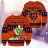 Chicago Bears Football Grinch Christmas Ugly Sweater