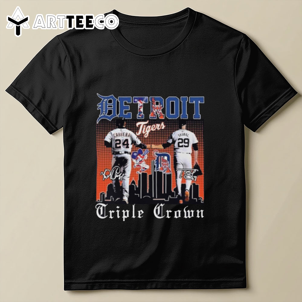 Detroitigers Cabrera Skubalriple Crown T Shirt