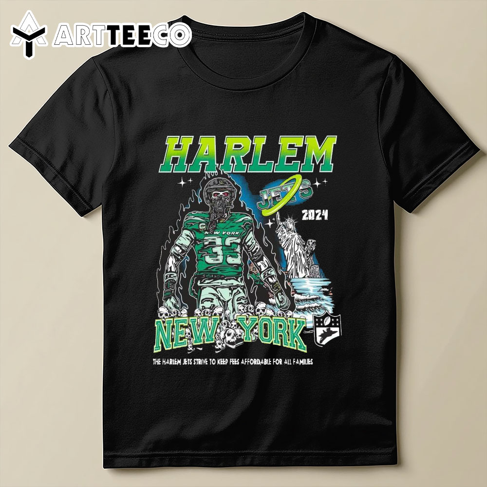 Harlem New York Jets 2024 T Shirt