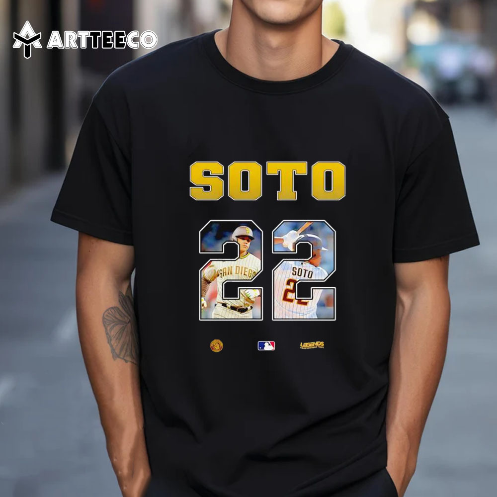 Juan Soto No 22 San Diego Padres Baseball T Shirt