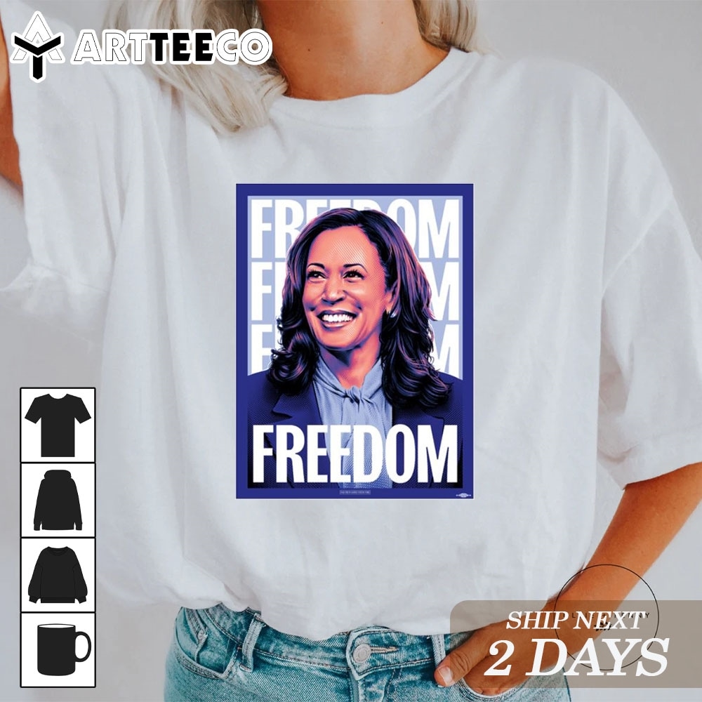 Kamala Harris Tracie Ching Freedom Poster 2024 T Shirt